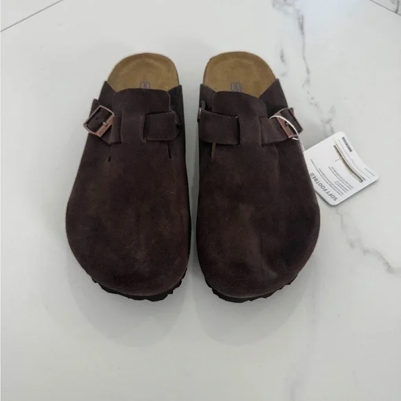 Birkenstock Boston Clog Mocha Women’s Narrow 37, 38, 39 Narrow - Picture 3 of 4